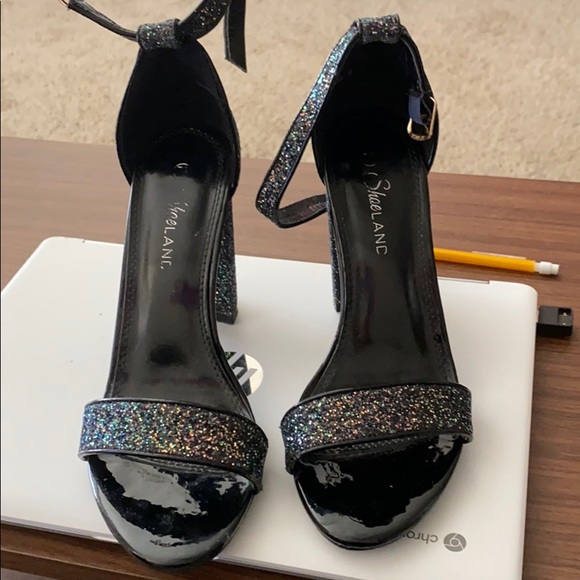 Multi chrome Glitter heels - Picture 1 of 2